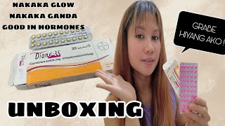 PILLS NA NAKAKAGANDA AT NAKAKA GLOW UNBOXING DIANE35 PILLS  KOKANDO FROM JAPAN [upl. by Yelruc]