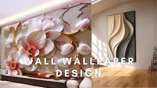 Latest Wallpaper Design For Living Room Interior Decoration Wall Design Wallpaper Ideas 2024 [upl. by Macri]