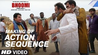 Making of Bhoomi Action Sequence  Sanjay Dutt Aditi Rao Hydari [upl. by Strong488]