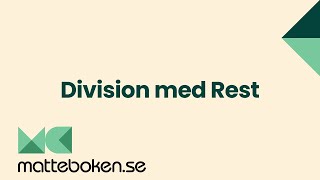 Division med Rest  Matte [upl. by Reh]