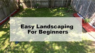 Landscaping for beginners DIY flower beds step by step instruction [upl. by Barthold]