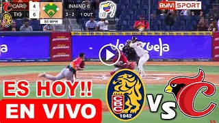 Leones del caracas vs Cardenales de lara EN VIVO round robin donde ver y a que hora caracas vs lara [upl. by Nylhtac]