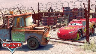 Lightnings First Time Meeting Mater  Pixar Cars [upl. by Lessirg]