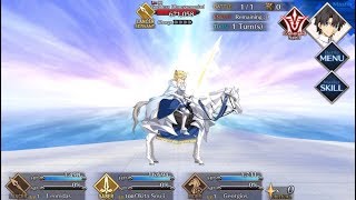 FGO NA Camelot  Lancer Artoria Final Battle Okita Souji Solo [upl. by Gauldin]