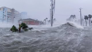 15ft Storm Surge Washes Away Homes in Ft Myers Beach  Hurricane Ian [upl. by Stubstad]