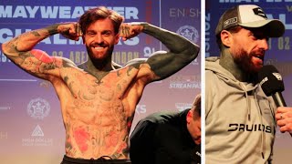 FLOYD A NOSHOW  AARON CHALMERS WEIGHSIN ALONE AS FLOYD MAYWEATHER SKIPS WEIGHIN ON HIS BIRTHDAY [upl. by Kir831]