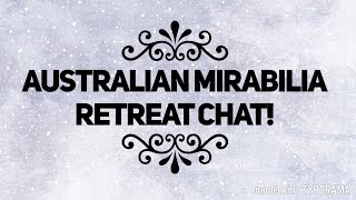 Australian Mirabilia Retreat Chat  lauraxstitches [upl. by Ahsiat373]