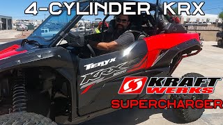 Ridge New KRX 2024KRX 4 Cylinder Supercharged SXS Kawasaki Going BIG [upl. by Essilem]