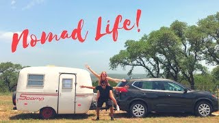 WE BOUGHT A 13 SCAMP TRAILER TO LIVE IN [upl. by Ayres]