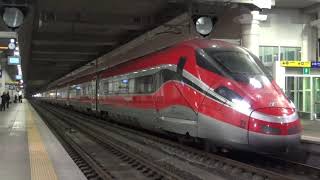 Trenitalia Frecciarossa 1000 no 23 departing Bologna Centrale [upl. by Baskett852]