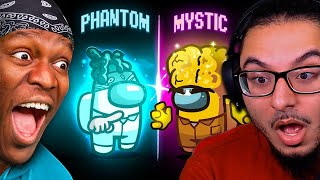 SIDEMEN AMONG US PHANTOM amp MYSTIC ROLES MoreSidemen  REACTION [upl. by Bahe934]