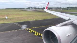 AirAsia a320200 take off from bintulu to kuching [upl. by Durnan]