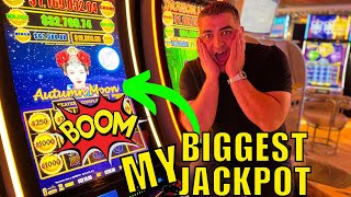 My LARGEST JACKPOT On Million Dollar Dragon Link Autumn Moon Slot [upl. by Idnyc920]