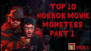 The Top 10 SCARIEST Horror Movie Villains Part 1  MM PODCAST [upl. by Eppilihp]