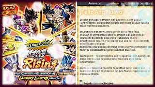 🎰¡SUMMONS DE AÑO NUEVO🎰LEGENDS LIMITED GARANTIZADOS Y ROTA GOKU ULTRA INSTINTO🔥DRAGON BALL LEGENDS [upl. by Durr]