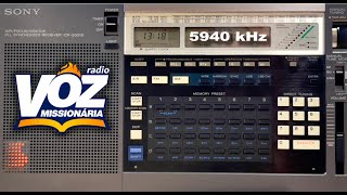 5940 kHz 🇧🇷 Radio Voz Missionaria Camboriu [upl. by Irrac744]