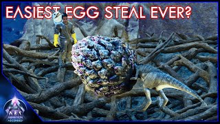 I Used An Oviraptor to Steal Rock Drake Eggs  Ark Aberration Ascended EP31 [upl. by Suivatal928]