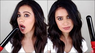 How to Kink Your Hair  Perfect Beachy Waves Tutorial  Narina Manukyan [upl. by Cutler]