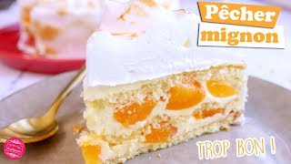 🍑 Le GATEAU PECHER MIGNON traditionnel 🍑 [upl. by Kary497]