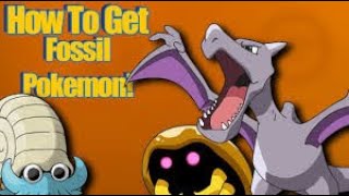 How to Get Aerodactyl and Omanyte Fossils in Pokemon Fire Red [upl. by Edbert]