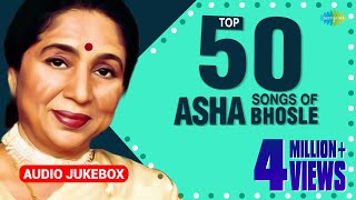 Top 50 Bengali Songs Of Asha Bhosle  50 সংস অফ আশা ভোঁসলে  HD Songs  One Stop Jukebox [upl. by Ear761]