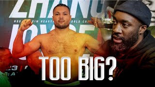 281LBS 👀  JOE JOYCE AT CAREER HEAVIEST FOR ZHILEI ZHANG REMATCH [upl. by Bethanne]