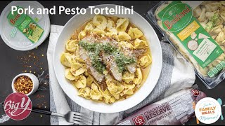 Pork and Pesto Tortellini Recipe [upl. by Adekam92]