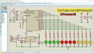 Simulation Animée Sur Proteus 8 [upl. by Deering]