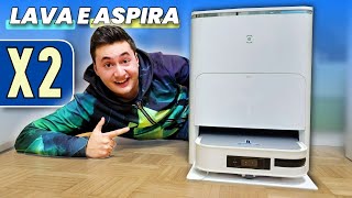 Recensione ECOVACS X2 OMNI ACQUA CALDA e PULIZIA ANGOLI [upl. by Morvin]