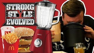 NJPW Strong Style Evolved Punishment McDonalds In A Blender [upl. by Oric858]