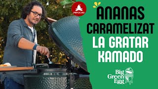 ChefFlorinDumitrescu7 prezinta reteta pentru ananas caramelizat gatit la gratarul Big Green Egg 🔥 [upl. by Eirised]