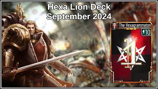 Hexa Lion Deck  September 2024 Replays  Decklist [upl. by Oderfodog628]