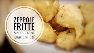 Come fare le ZEPPOLE fritte napoletane 👨🏼‍🍳 Chef Raffaele Lenti [upl. by Yentihw881]