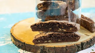 Chocolate Walnut Biscotti Paximadia for gift giving [upl. by Nelle]