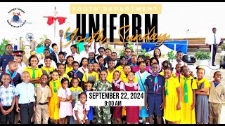 UNIFORM YOUTH SUNDAY SERVICE  September 22  2024 [upl. by Bullock559]