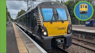 Class 334 departs Milngavie [upl. by Ettenil]