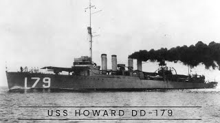 USS Howard DD179DMS7 – A Destroyer with Significant WWII Contributions [upl. by Orgalim]