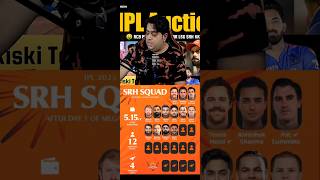 SRH SQUAD  IPL MEGA AUCTION 2025  ipl2025 iplauction2025 srh mohammedshami [upl. by Nollad]