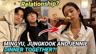 quotBTS Jungkooks BBQ with BLACKPINK Jennie and SEVENTEEN Mingyu Dating Rumorsquot [upl. by Leraj]