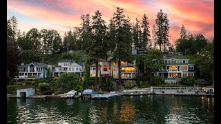 Jaw dropping lakefront luxury home 3358 Lakeview Blvd Lake Oswego OR  Hall Group Properties [upl. by Ziza569]