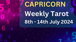 CAPRICORN ♑️ LOSING THE WORLD TO GAIN IT Weekly Tarot Reading July 8th  14th July 2024 [upl. by Noreg]