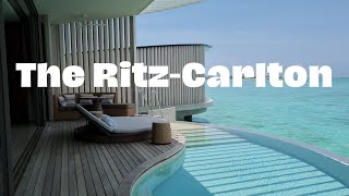 The RitzCarlton Maldives Fari Islands 1 Bedroom Ocean Pool Villa  Luxury Resort [upl. by Hsejar]