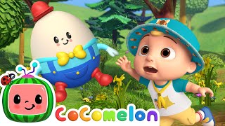 JJs Humpty Dumpty Outdoor Chase Song Catch the Toy Egg 🥚  CoComelon Nursery Rhymes amp Kids Songs [upl. by Arlana]