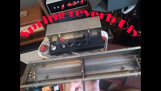 Que es una Spring reverb diy  como funciona  circuito [upl. by Ailuig]