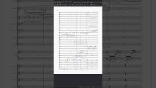 Musescore 4 Orchestra Excerpt from Wagners Isoldes Liebestod Tristan und Isolde shorts [upl. by Ardnazxela]