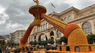 MENTON  FRANCE🇫🇷  SUD DE LA FRANCE  FÊTE DES CITRONS 2024 [upl. by Soiritos]