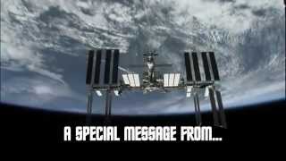 Shatner Messages The International Space Station Crew [upl. by Nohcim]