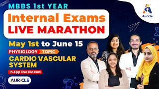 Auricles’s Physiology Live Class Internal Marathon about CVS by Dr Aanchal [upl. by Norted434]