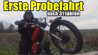 Scheitert die Probefahrt mit meiner Simson S51 Scheunenfund [upl. by Colbye553]