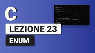 Enum  C Tutorial Italiano 23 [upl. by Ressler]